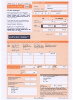 HMRC P60 2019-2020 Orange Portrait